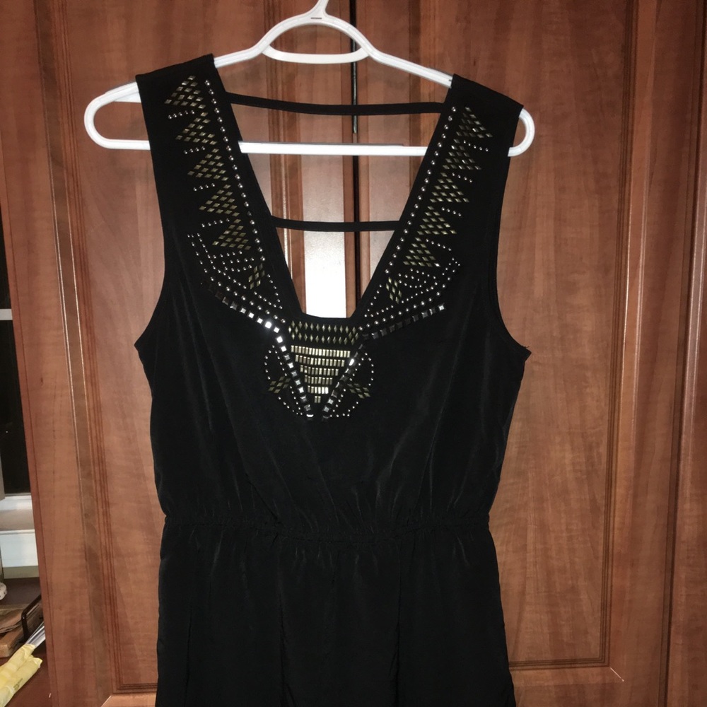 Black spunky sparkle dress.